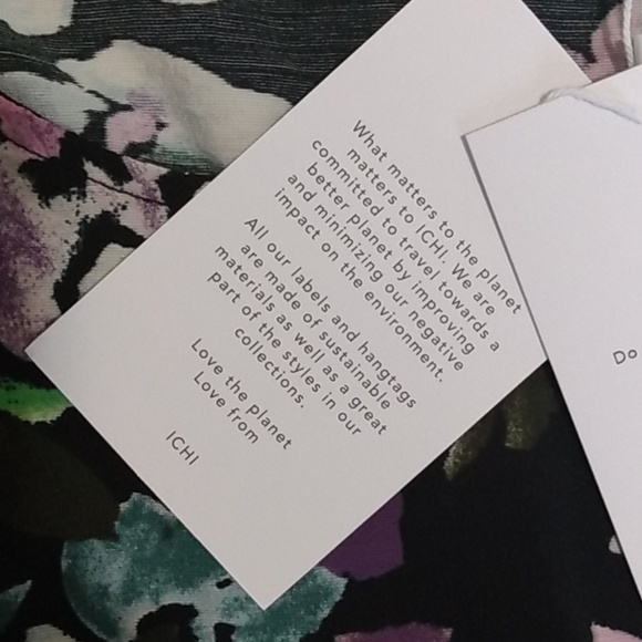 Ichi Ihcrazto Multi Flower Top Shirt Blouse S 36 - Picture 10 of 14